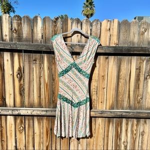 DIANE VON FURSTENBERG Hillary Floral Print Silk Dress